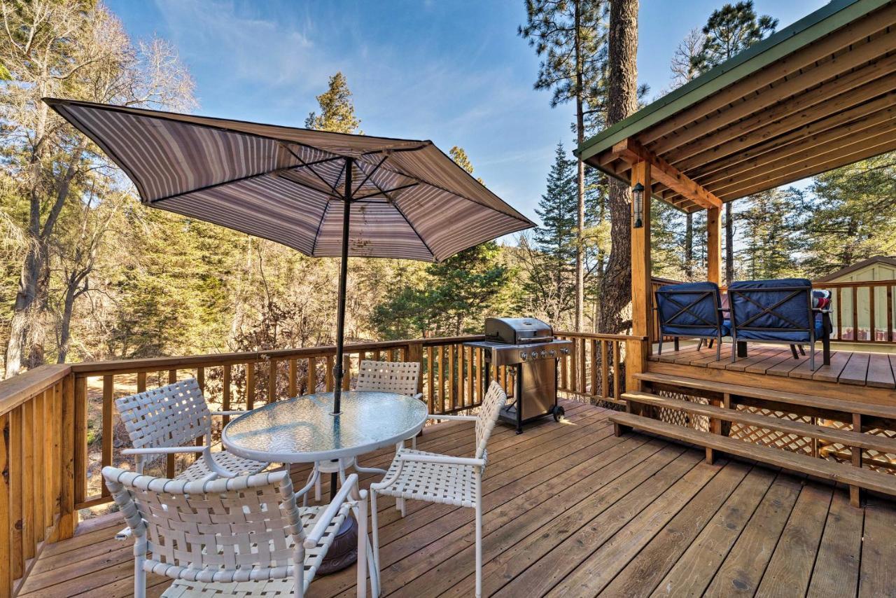 Scenic Riverside Cabin In Ruidoso With Deck And Grill! Εξωτερικό φωτογραφία